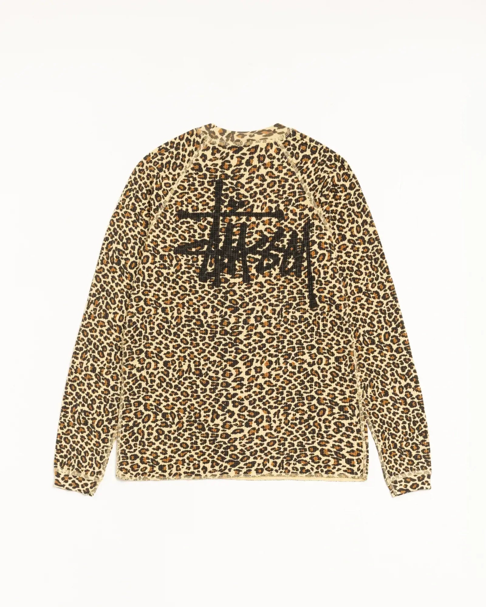 Stussy Basic Thermal Leopard - Crewnecks