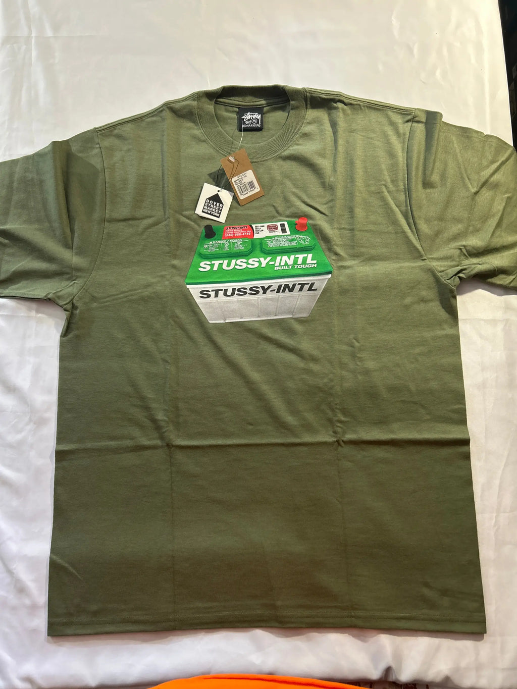 Stussy Battery Tee Olive Medium