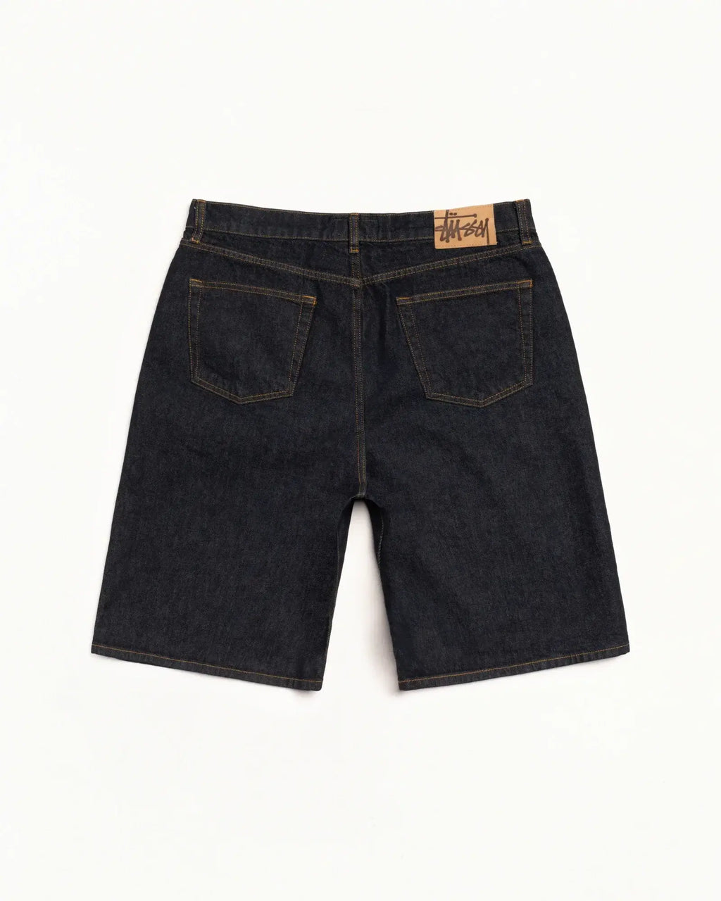 Stussy Big Ol Shorts Denim Rinsed Indigo - Shorts
