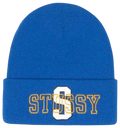 Stussy Big S Cuff Beanie Blue - One size