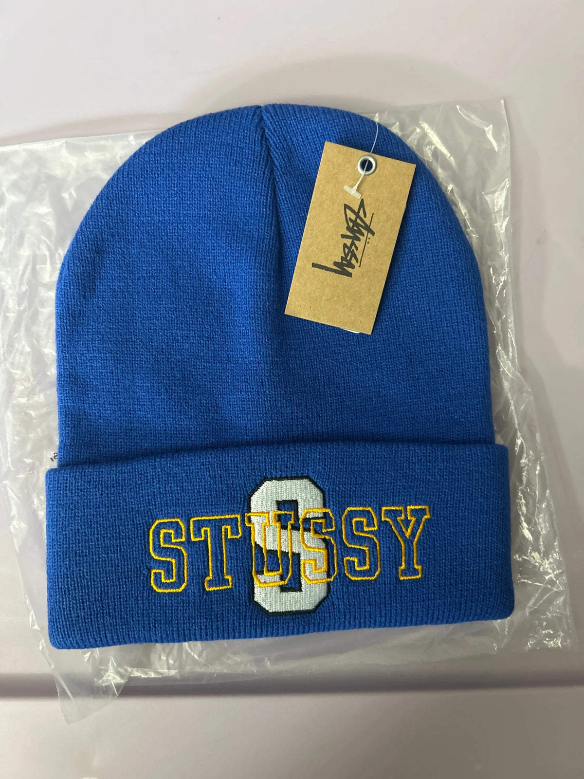 Stussy Big S Cuff Beanie Blue