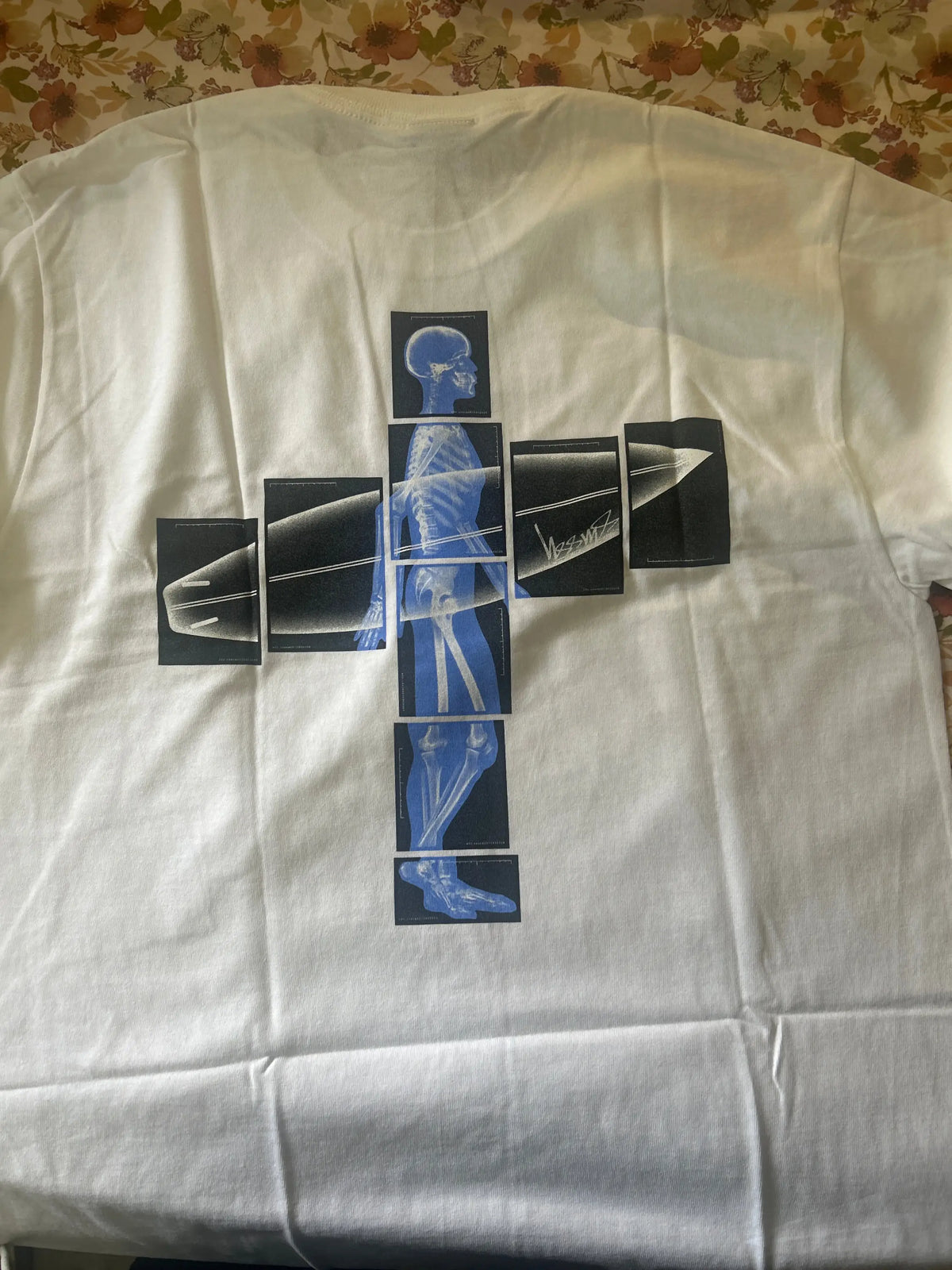 Stussy Body Scan Tee White Medium