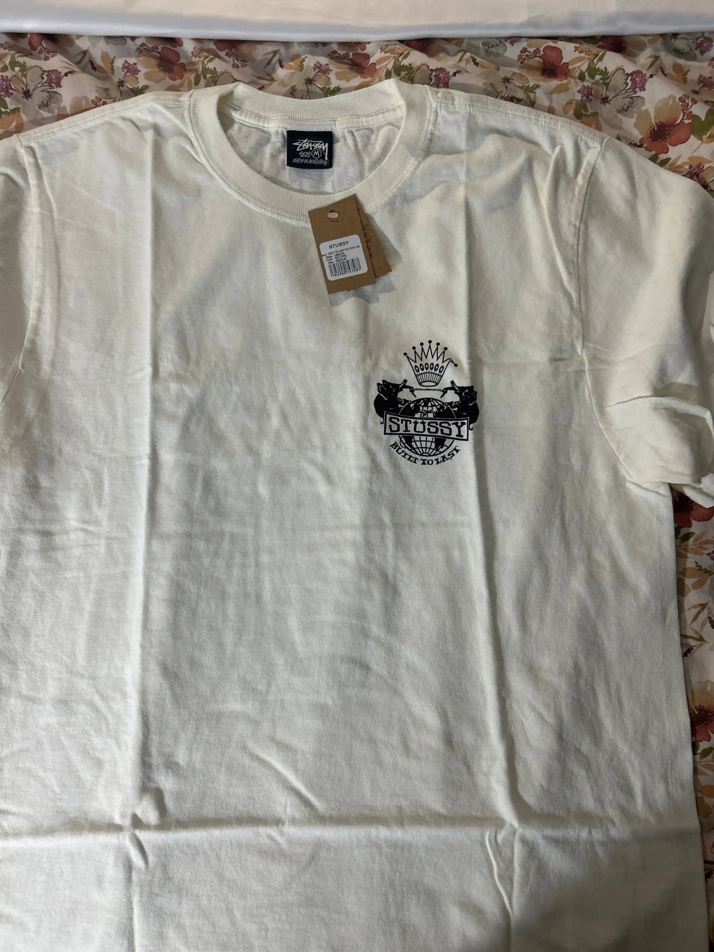 Stussy Built to Last Pigment Dyed Tee Natural Medium