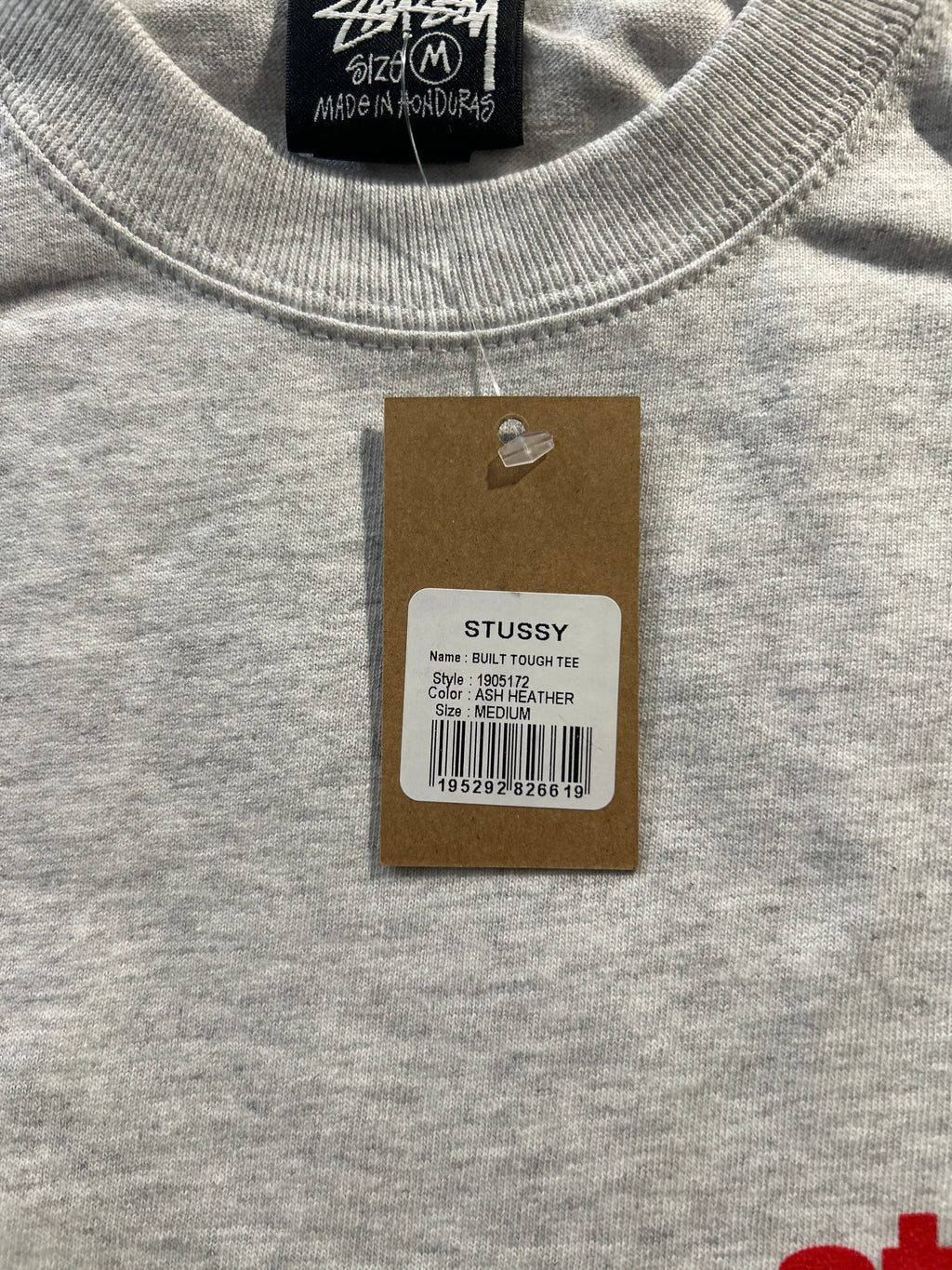 Stussy Built Tough Tee Ash Heather Medium