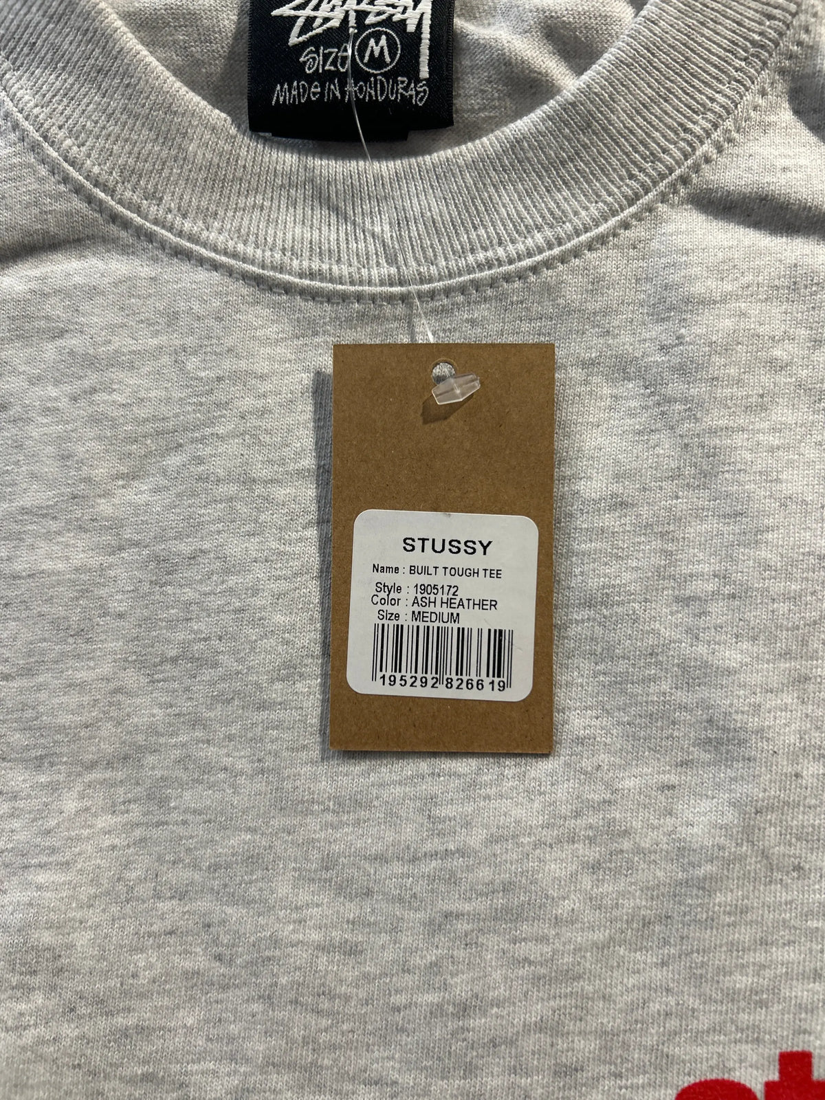 Stussy Built Tough Tee Ash Heather Medium