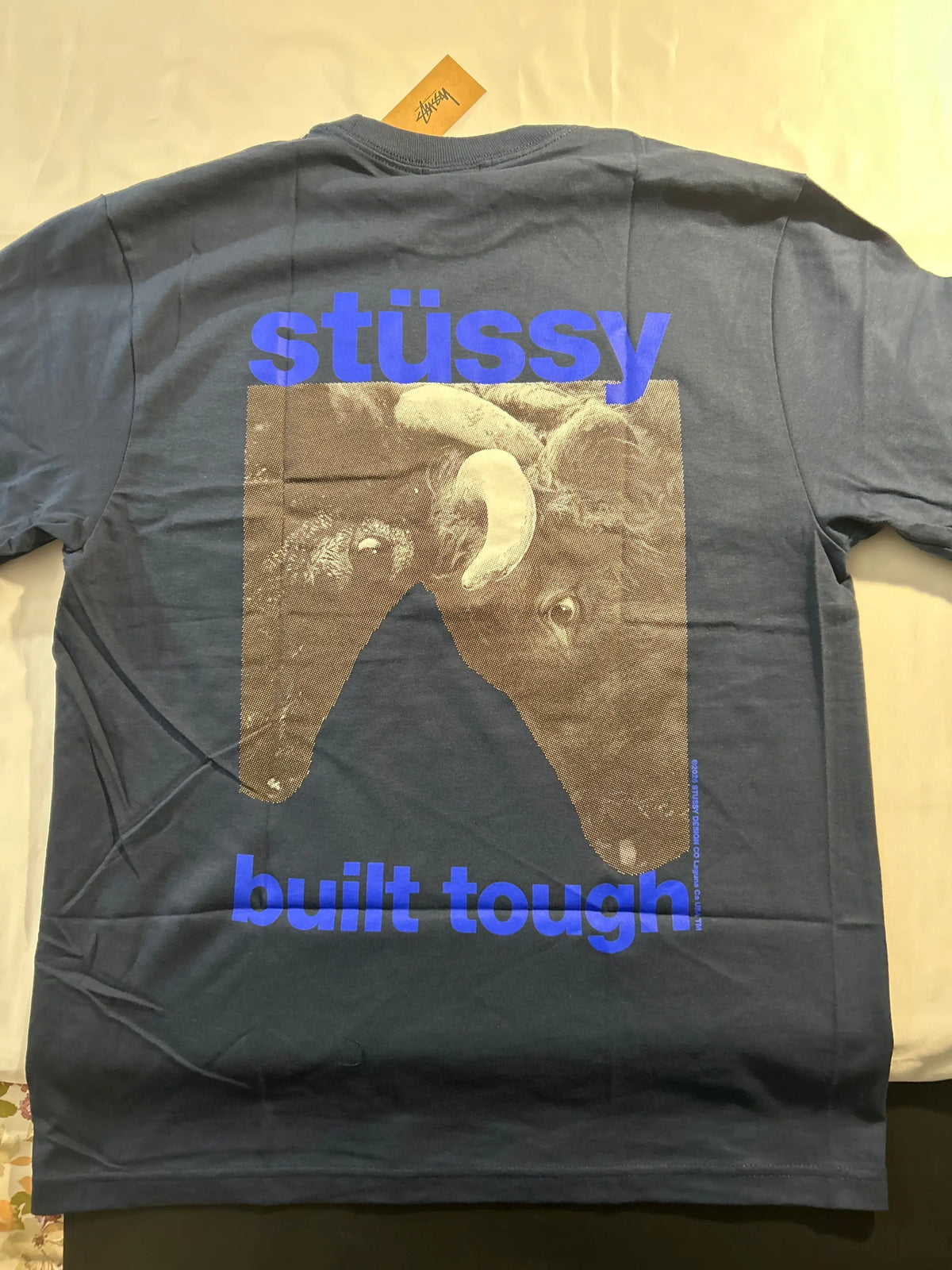Stussy Built Tough Tee Navy Medium