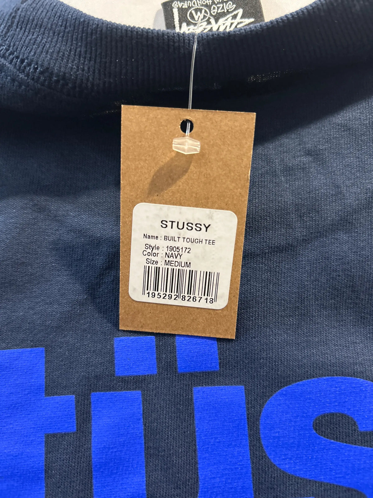 Stussy Built Tough Tee Navy Medium