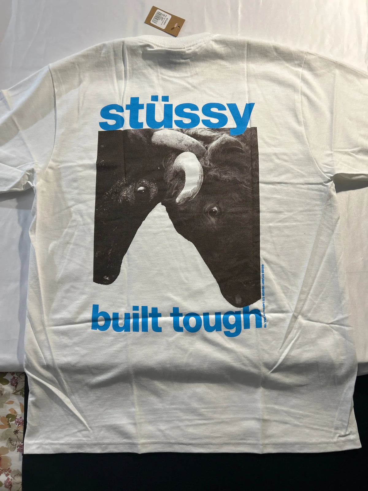 Stussy Built Tough Tee White Medium