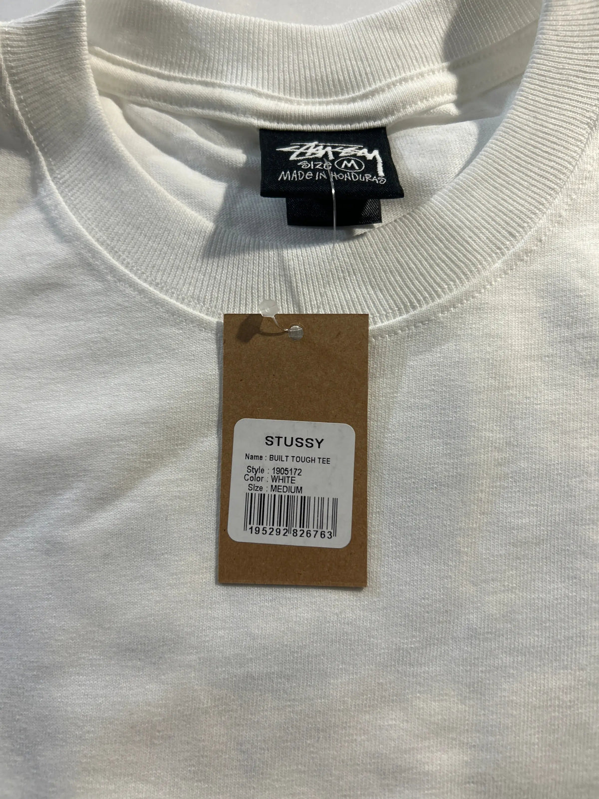 Stussy Built Tough Tee White Medium