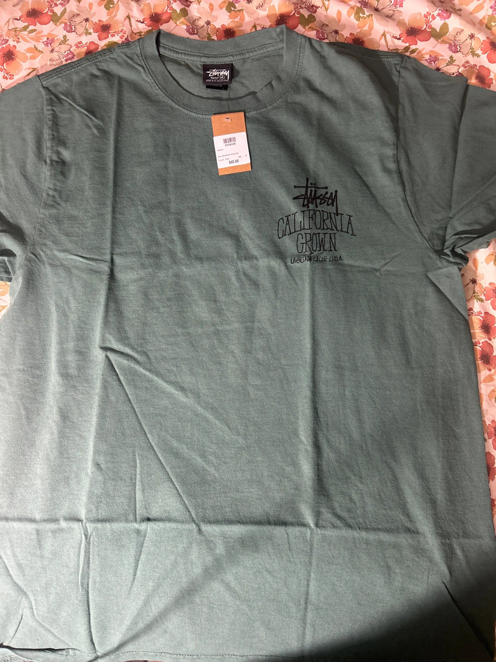 Stussy Cali Grown Tee Pine Medium