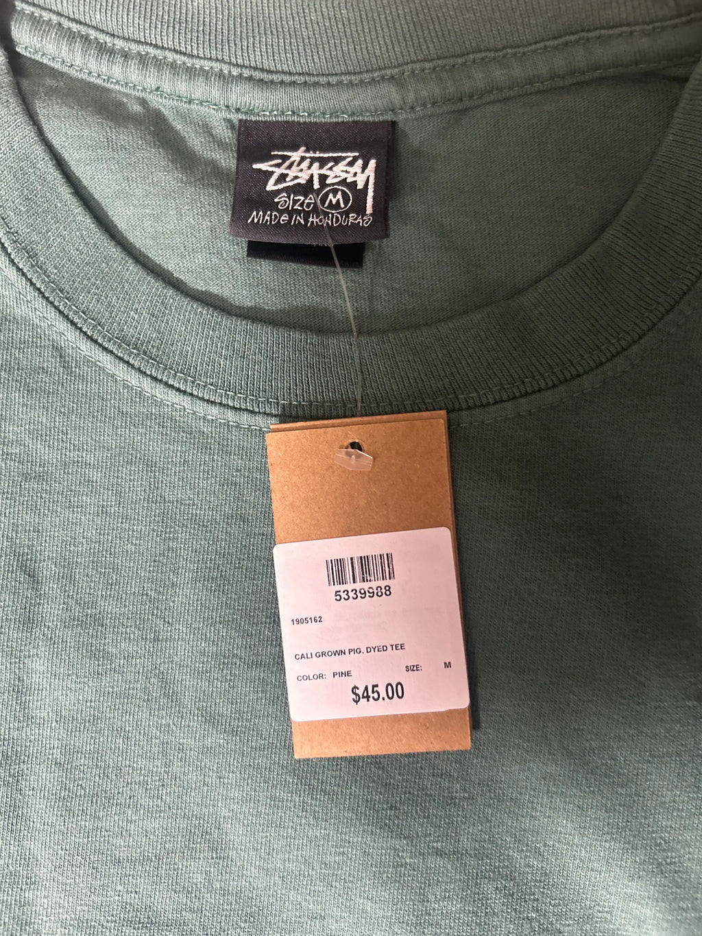 Stussy Cali Grown Tee Pine Medium