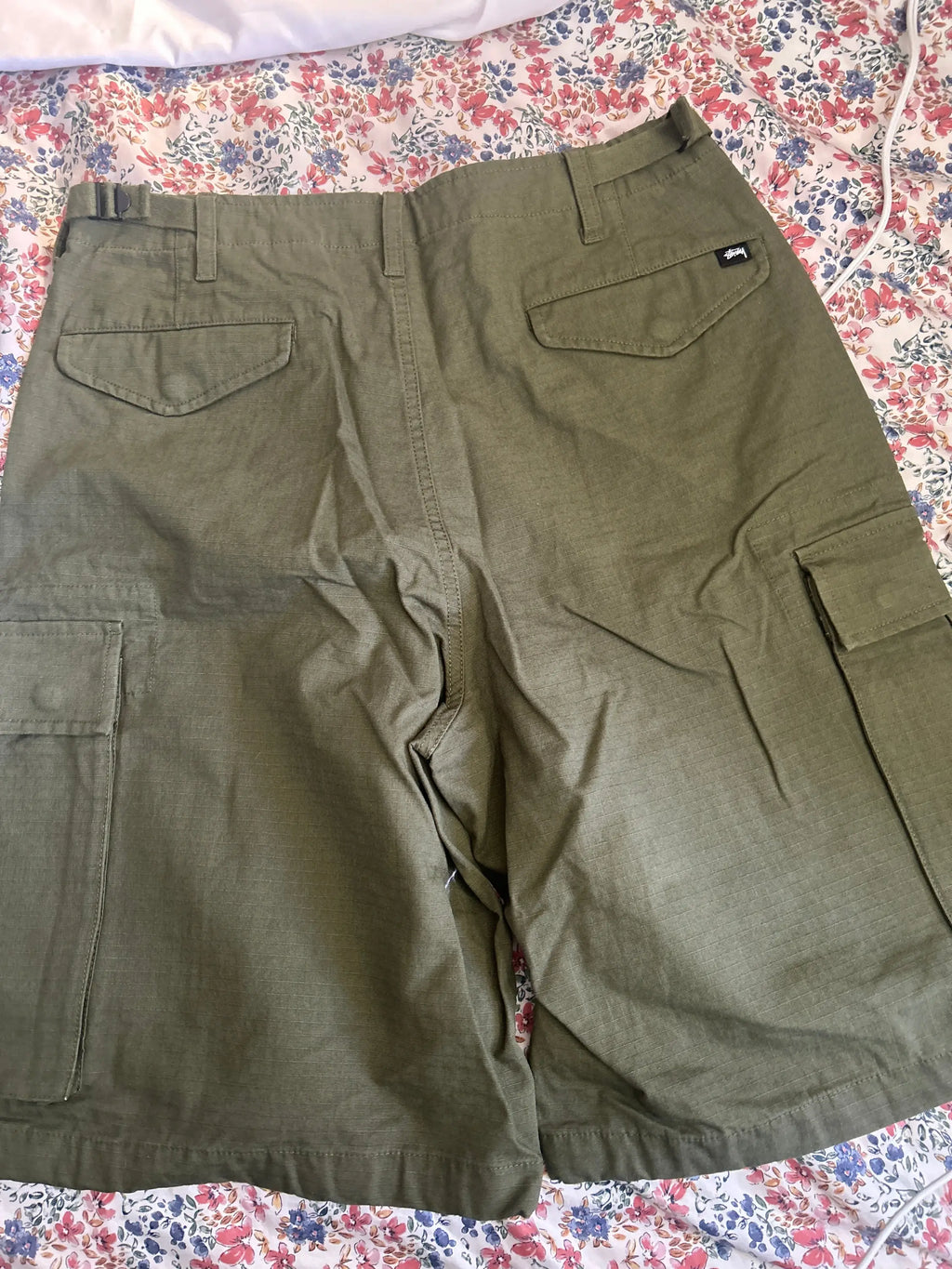 Stussy Cargo Shorts Ripstop Olive Green
