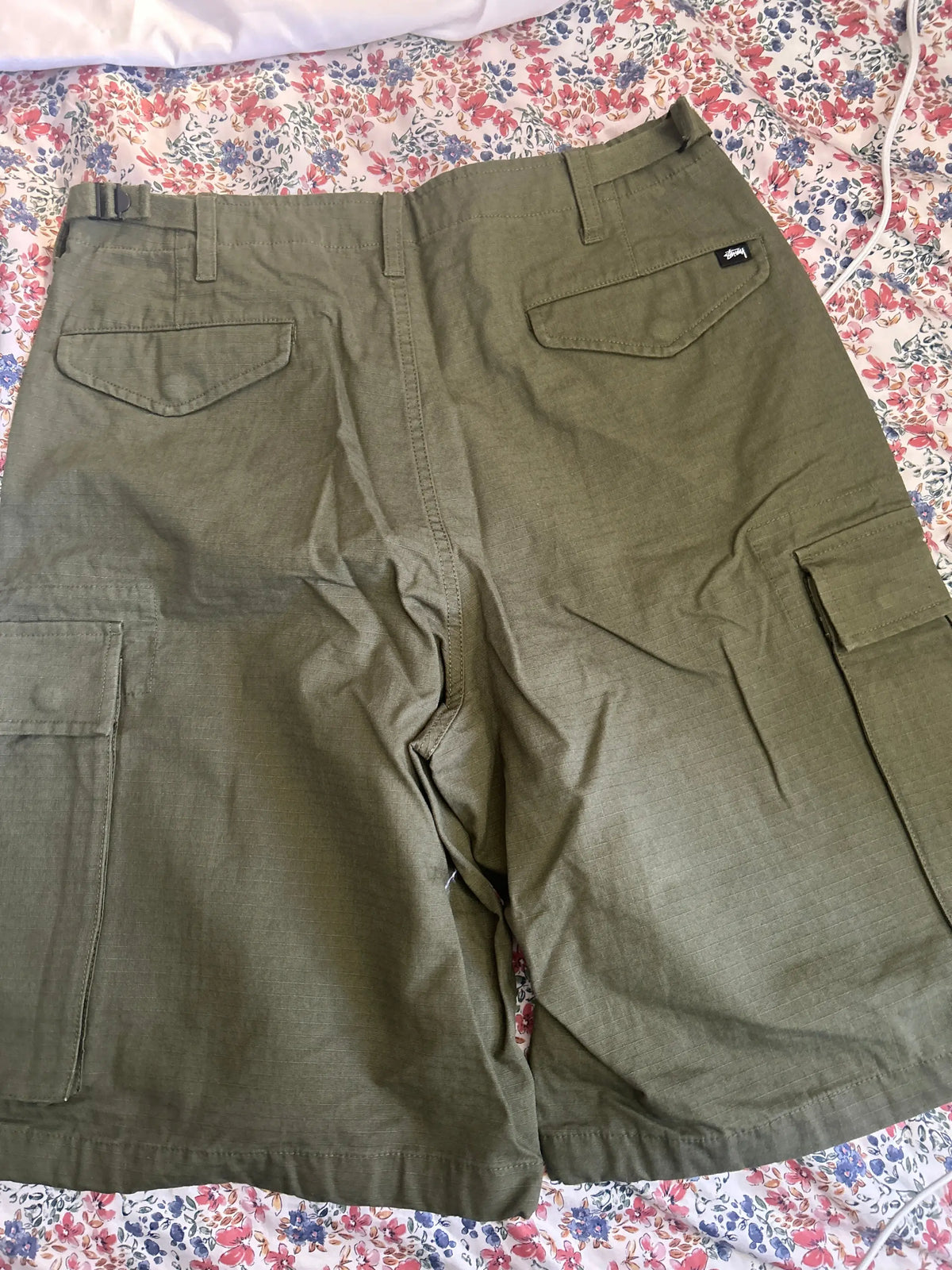 Stussy Cargo Shorts Ripstop Olive Green