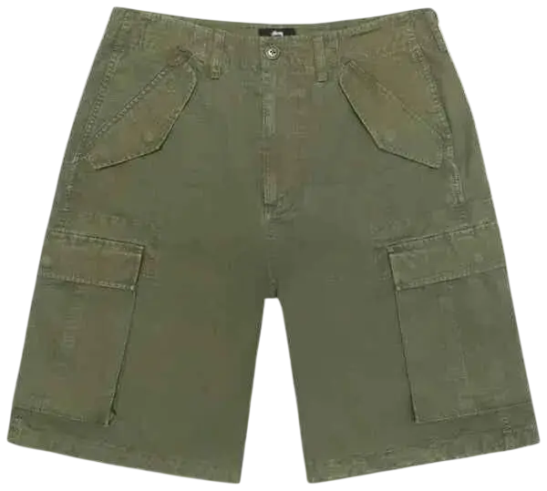 Stussy Cargo Shorts Ripstop Olive Green - 30