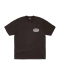 Stussy Champion Oval Pigment Dyed Tee Faded Black - L