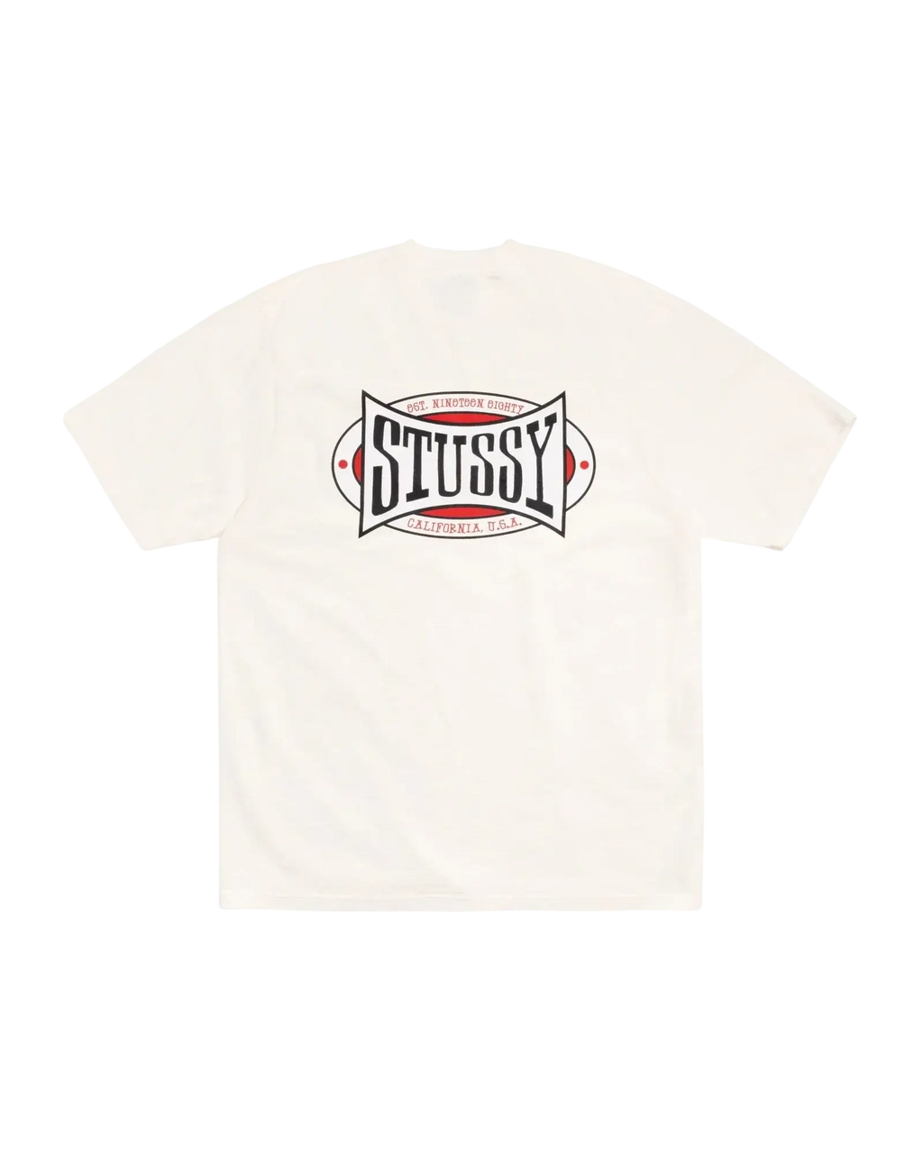 Stussy Champion Oval Pigment Dyed Tee Natural