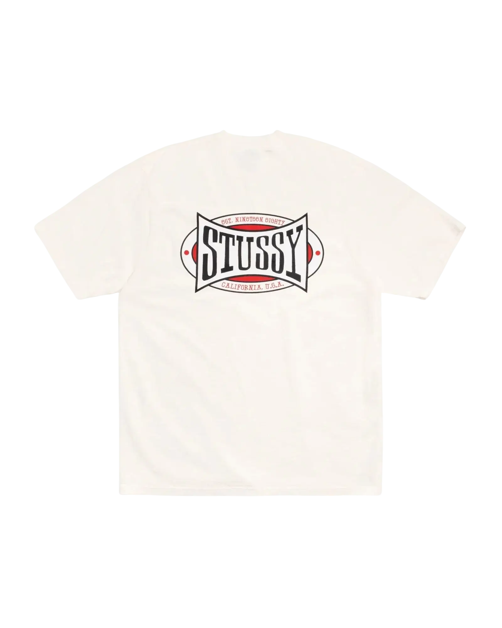 Stussy Champion Oval Pigment Dyed Tee Natural