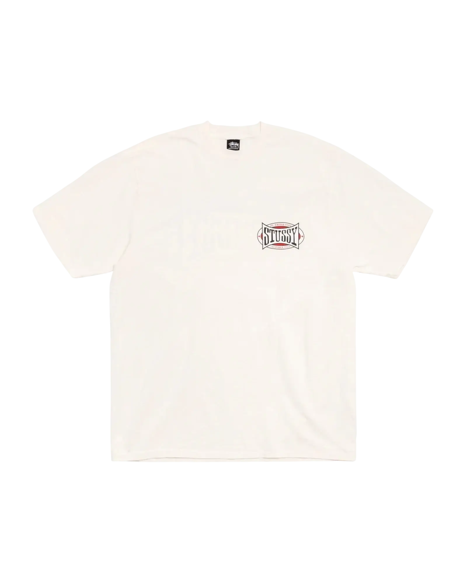 Stussy Champion Oval Pigment Dyed Tee Natural