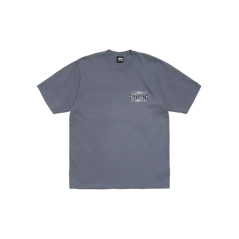Stussy Champion Oval Pigment Dyed Tee Navy