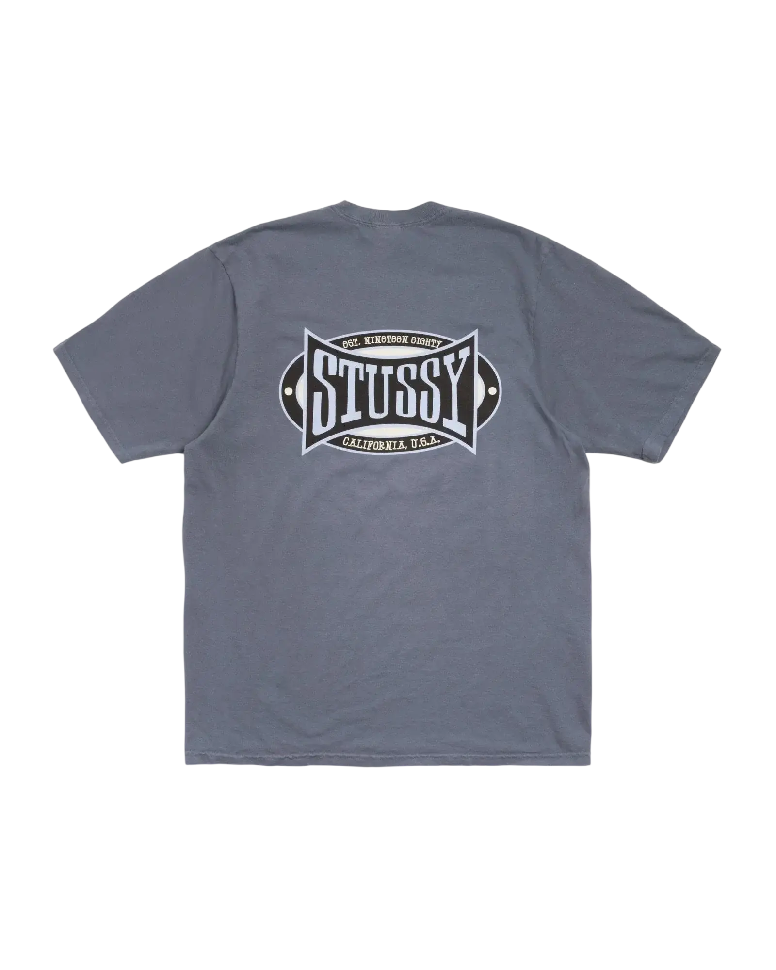 Stussy Champion Oval Pigment Dyed Tee Navy