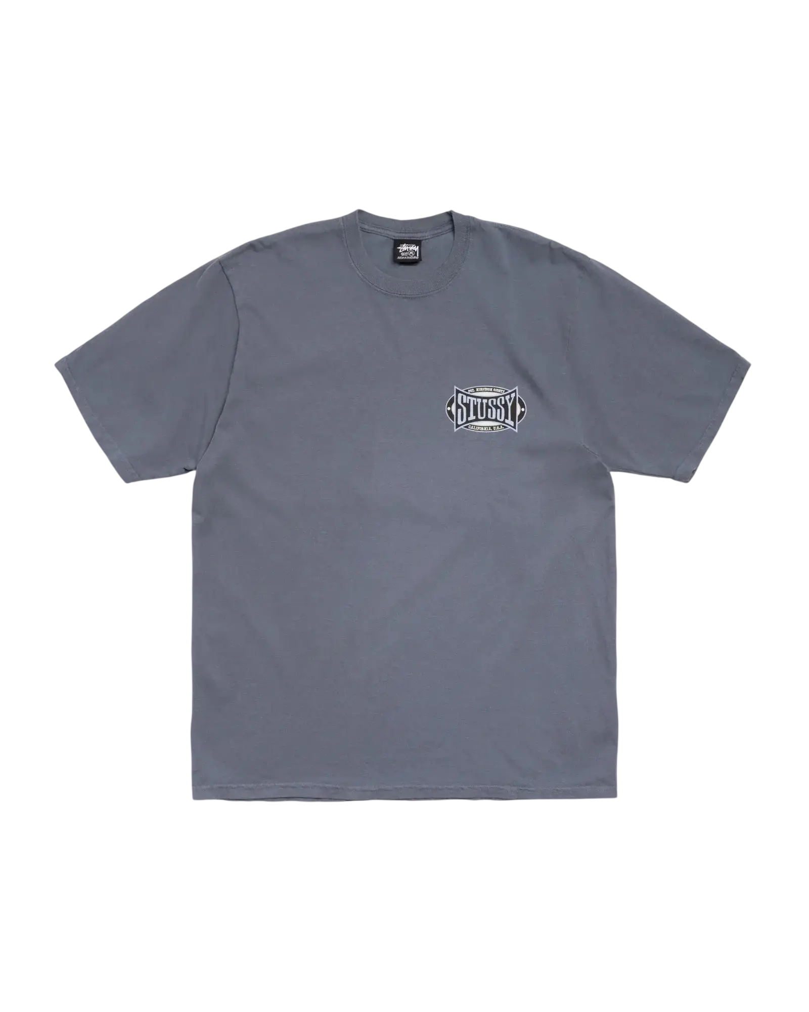 Stussy Champion Oval Pigment Dyed Tee Navy