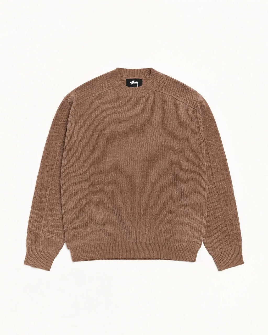 Stussy Cotton Chenille Sweater Brown Medium - M - Crewnecks
