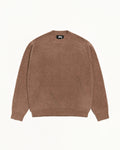 Stussy Cotton Chenille Sweater Brown Medium - M - Crewnecks