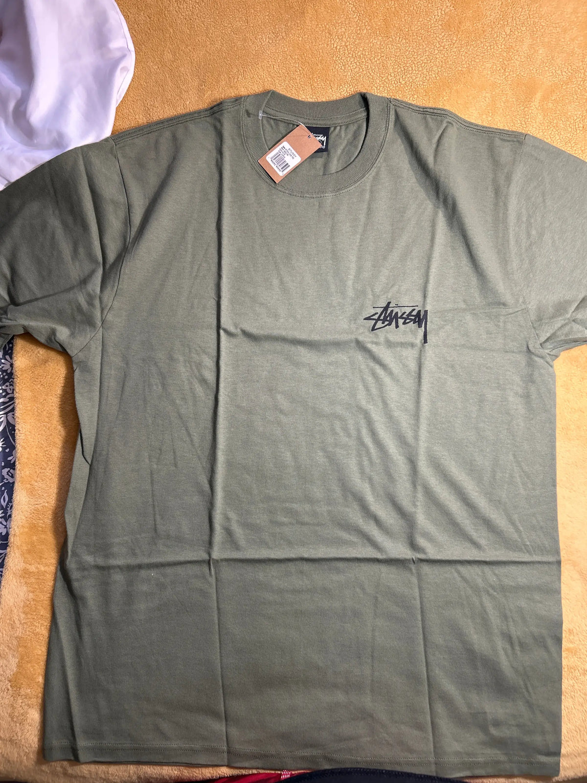 Stussy Dog Tee Army Large