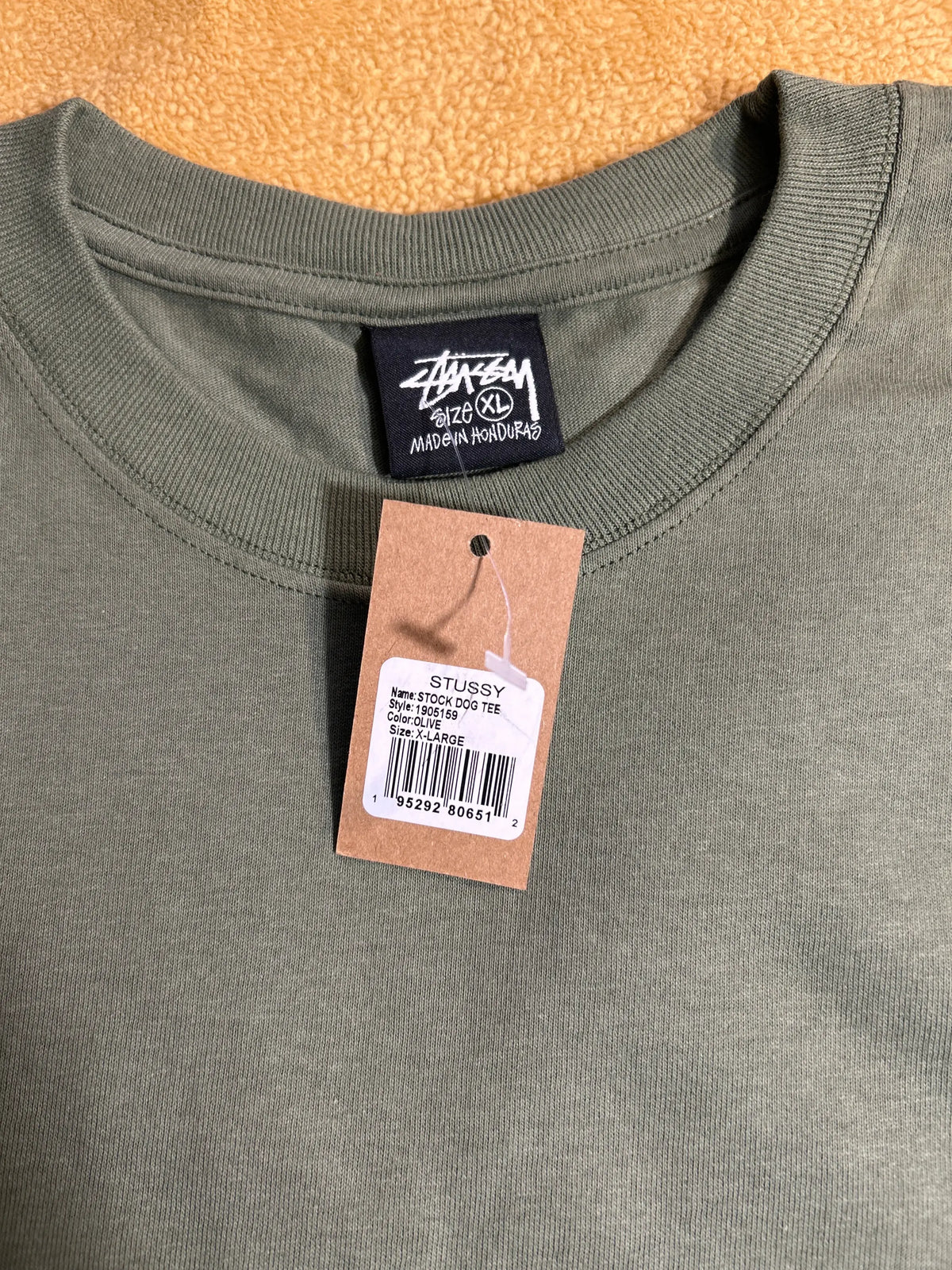 Stussy Dog Tee Army X-Large