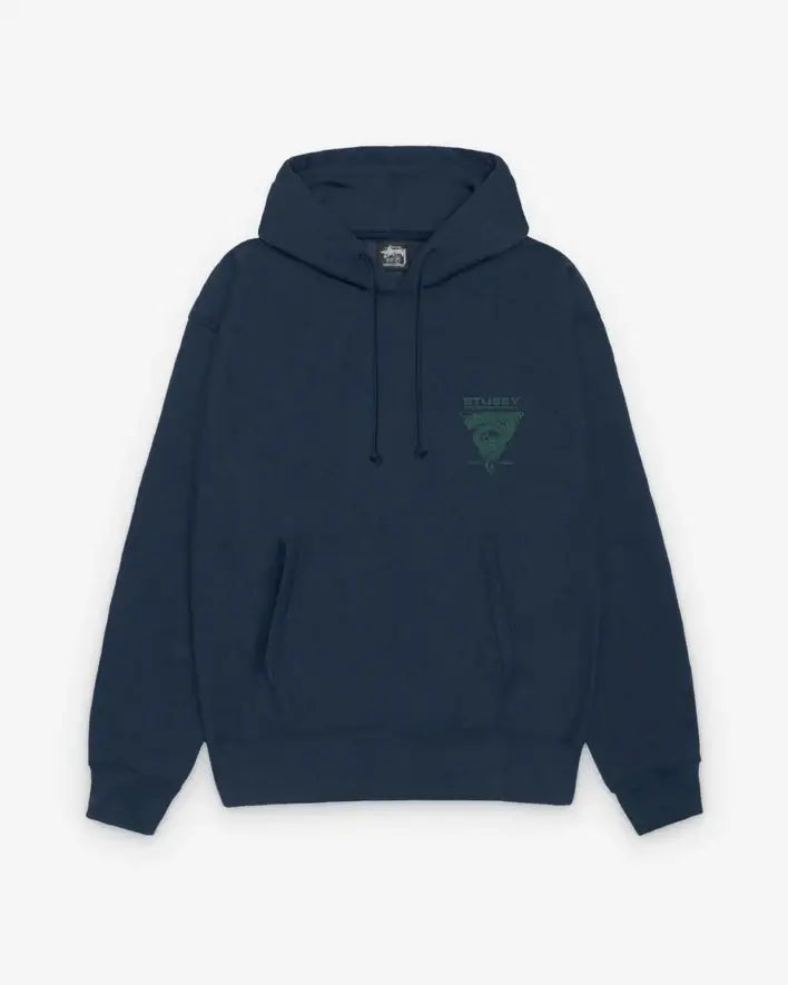 Stussy Dragon Hoodie Navy Medium - Hoodies