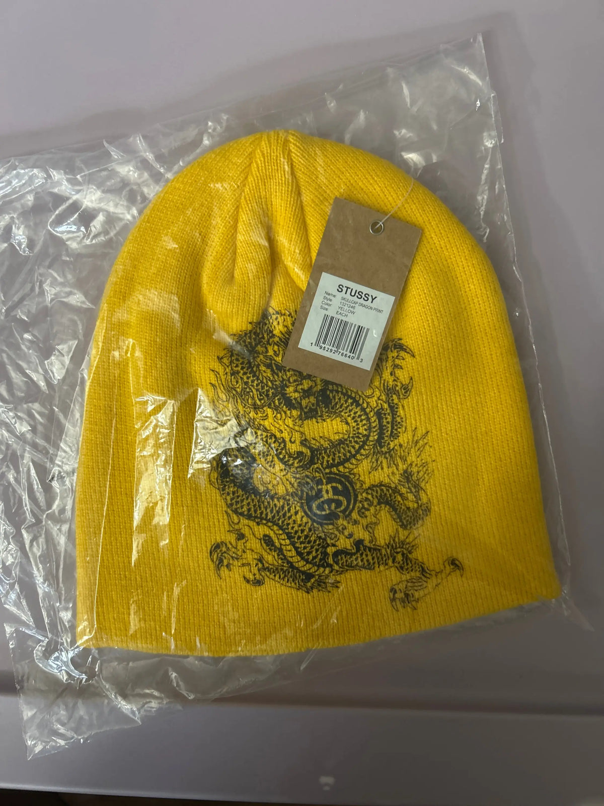 Stussy Dragon Skullcap Yellow