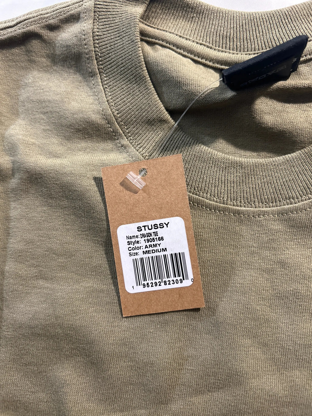 Stussy Dragon Tee Army Medium
