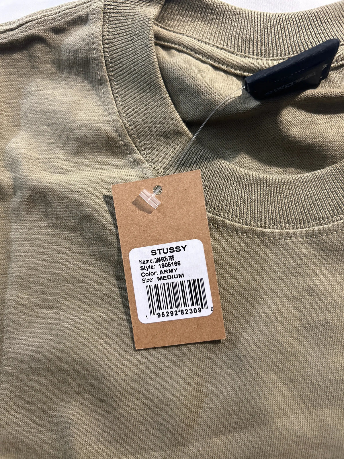 Stussy Dragon Tee Army Medium