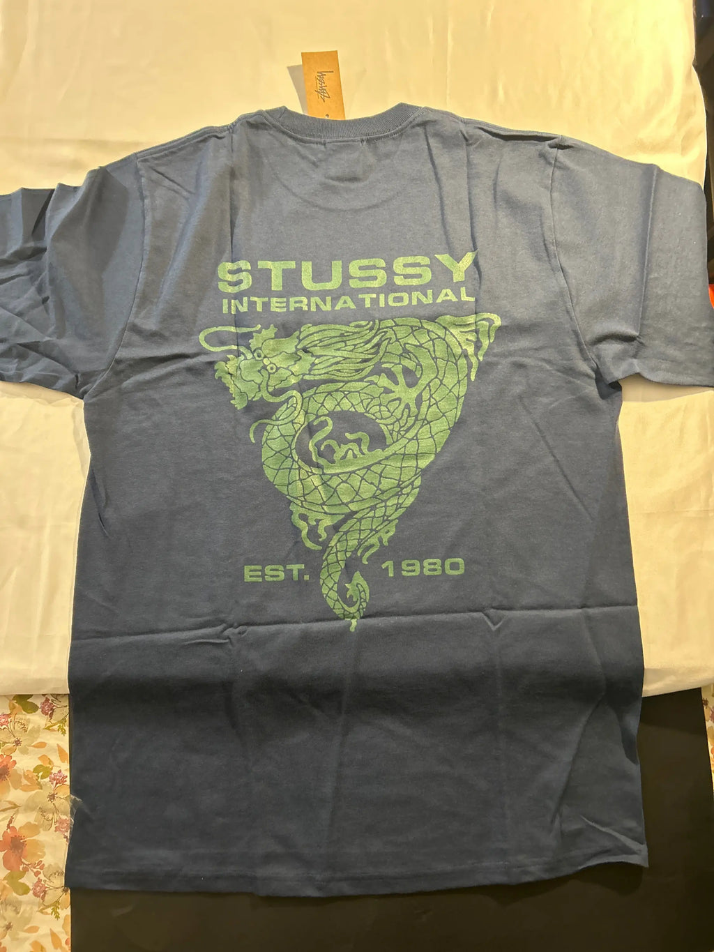 Stussy Dragon Tee Navy Medium