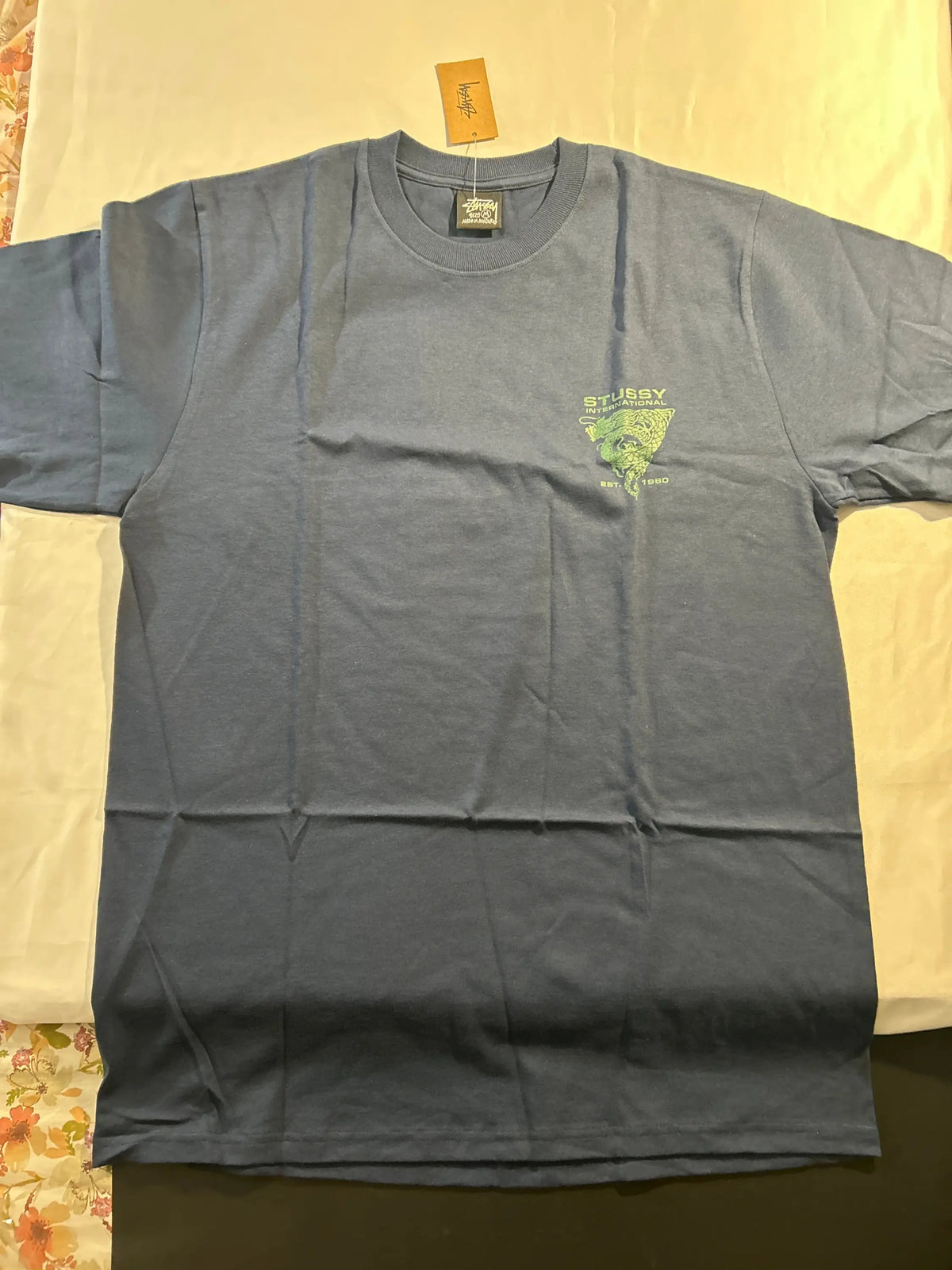 Stussy Dragon Tee Navy Medium