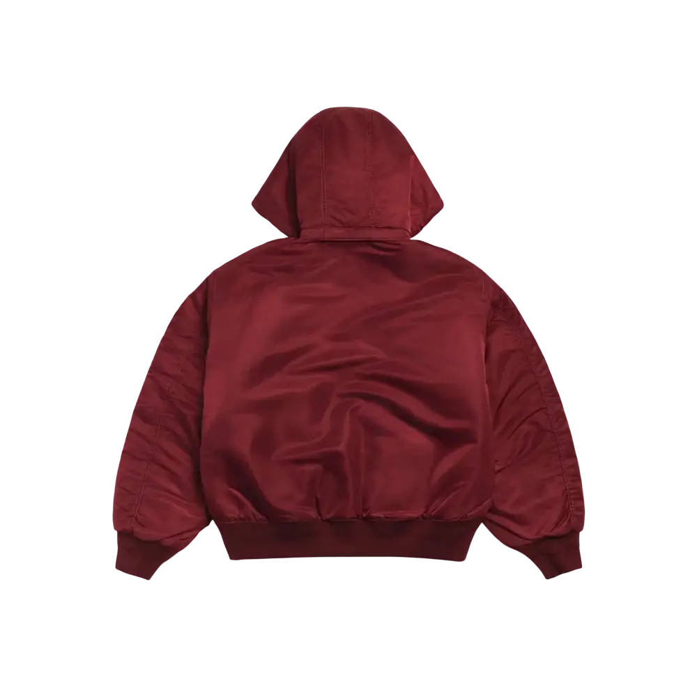 Stussy Flight Bomber Burgundy - L