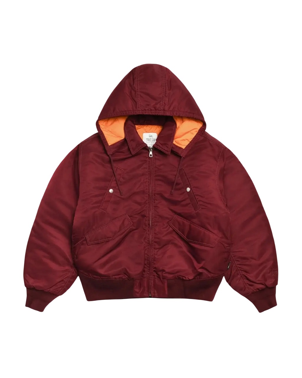 Stussy Flight Bomber Burgundy - L