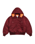 Stussy Flight Bomber Burgundy - L