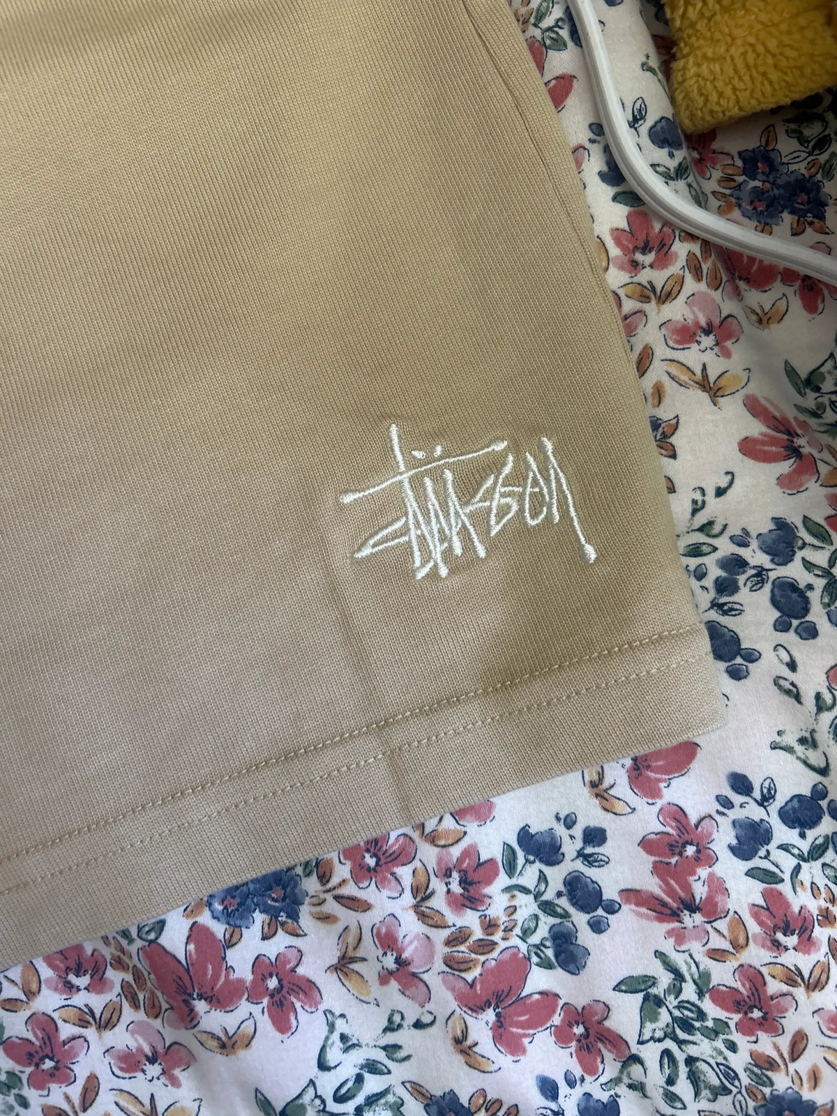 Stussy Heavy Jersey Shorts Sand Medium