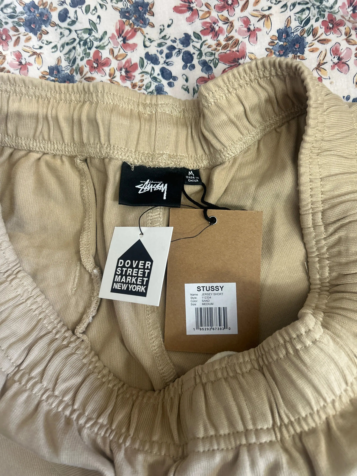 Stussy Heavy Jersey Shorts Sand Medium