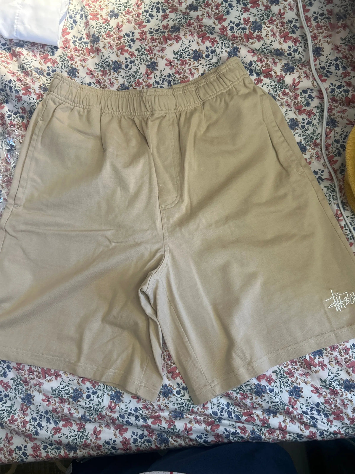 Stussy Heavy Jersey Shorts Sand Medium