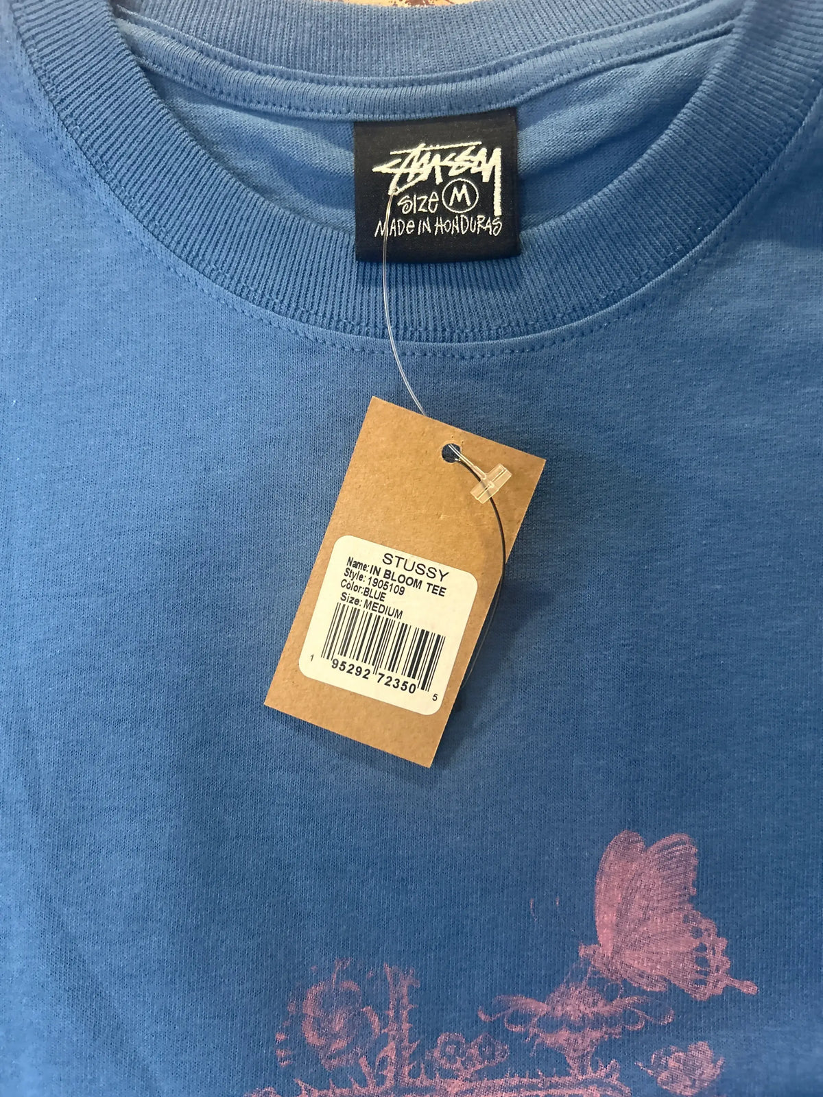 Stussy In Bloom Tee Blue Medium