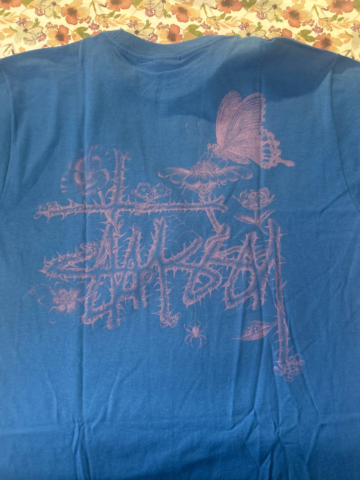 Stussy In Bloom Tee Blue Medium