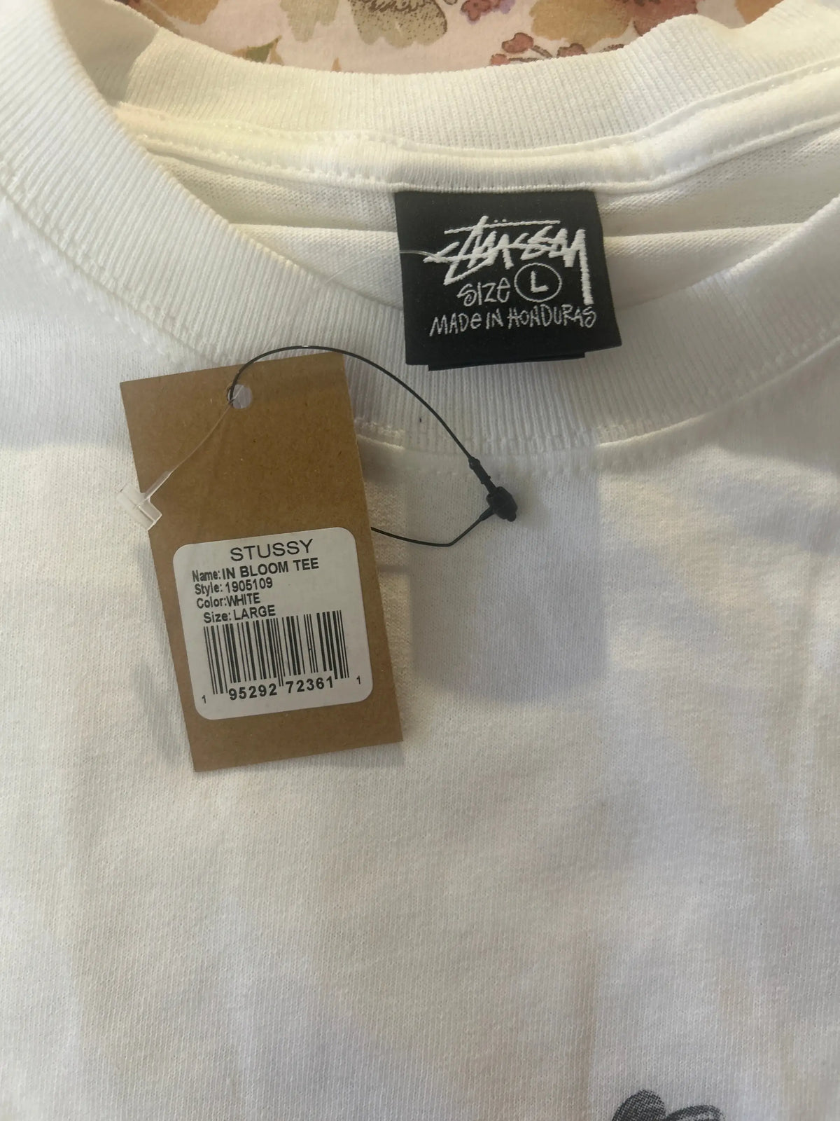 Stussy In Bloom Tee White Large