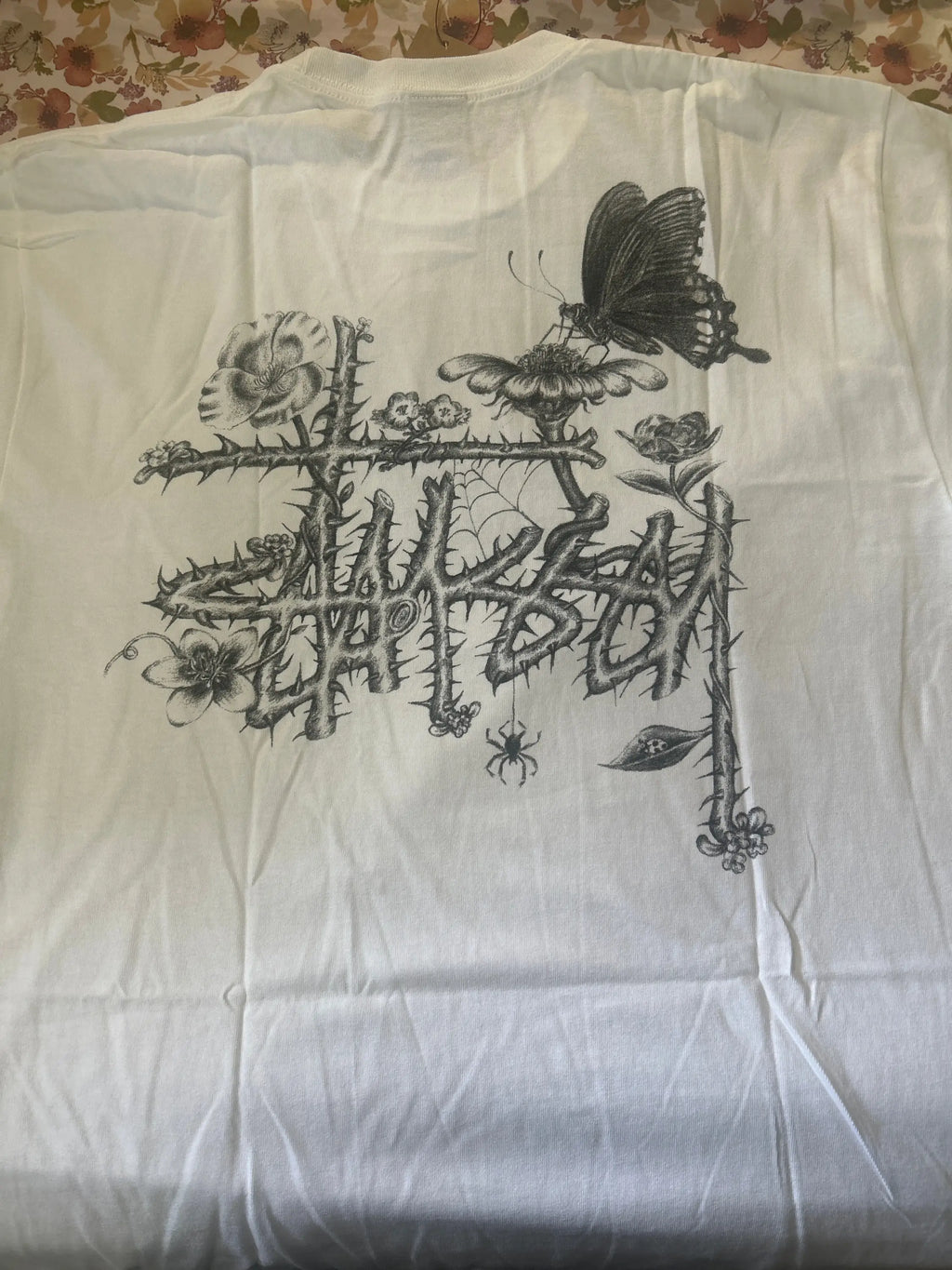 Stussy In Bloom Tee White Large