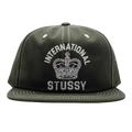 Stussy International Crown Strapback Hat Dark Olive - One size