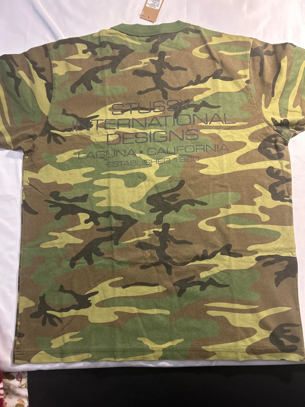 Stussy International Design Pigment Dyed Tee Camo Medium