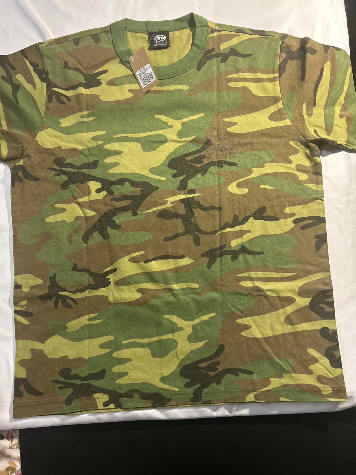 Stussy International Design Pigment Dyed Tee Camo Medium