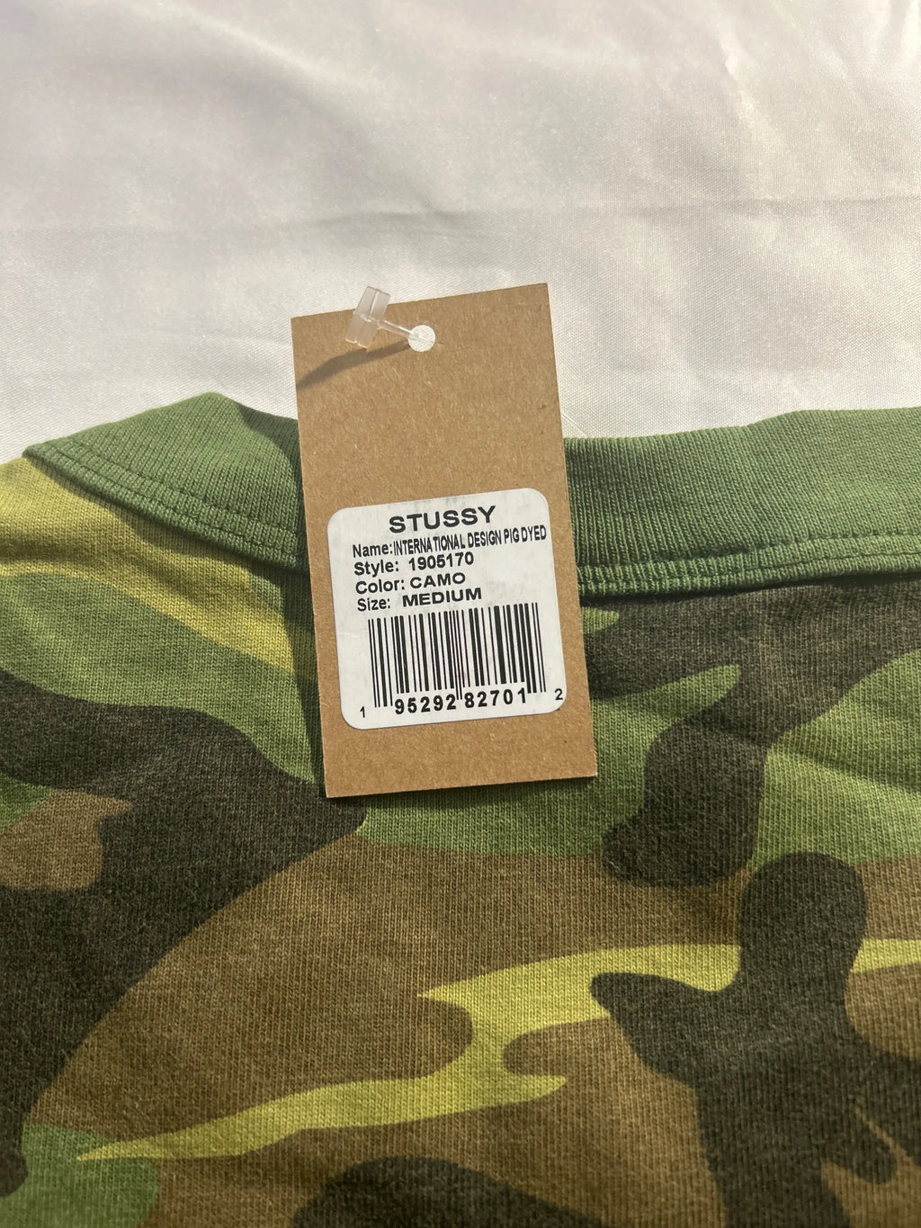 Stussy International Design Pigment Dyed Tee Camo Medium