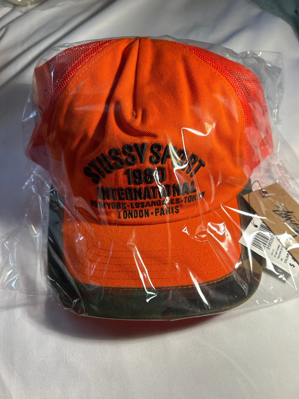 Stussy International Trucker Hat Orange